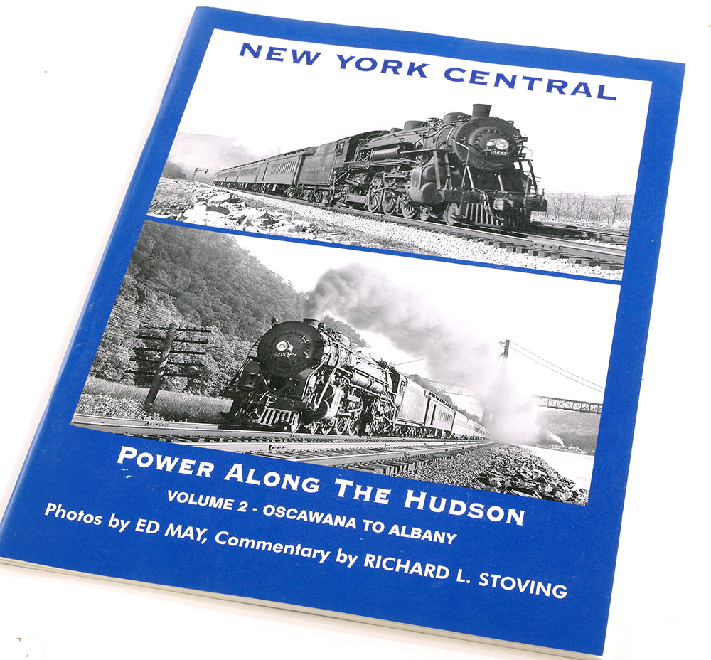 Артикул 14730-85  Книга New York Central Power Along the Hudson, Vol. 2: Oscawana to Albany (Локомотивы дороги New York Central вдоль Гудзона, том. 2: из Оскаваны в Олбани). Автор Richard L. Stoving. Описание в оригинале: <i>Most of the photos in this two-volume series were taken before WWII by legendary photographer Ed May. In volume 2, witness the parade of Niagaras, Pacifics, Mohawks and even streamlined Hudsons and diesels storming up and down the east shore of the Hudson River. These photos are run large on the page so you can see all of the details — no "snapshots" here! Each volume contains 74 b/w photos.</i>   Мягкая обложка, 48 страниц. Издатель: The Railroad Press (2005 г.). ISBN-10: 1931477175. На английском языке. Книга в отличном состоянии. Фотография сделана с продаваемой книги. 